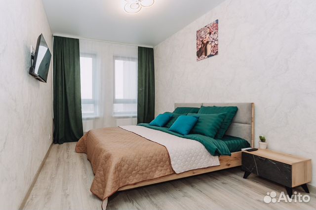 

1-к. квартира, 41 м², 2 кровати