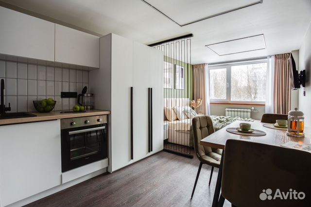 

Квартира-студия, 21 м², 2 кровати