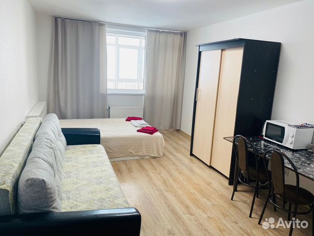 

Квартира-студия, 29 м², 2 кровати