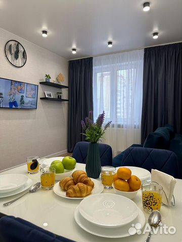 

1-к. квартира, 40 м², 2 кровати