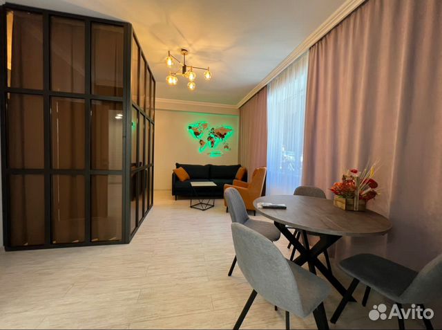

Квартира-студия, 55 м², 2 кровати