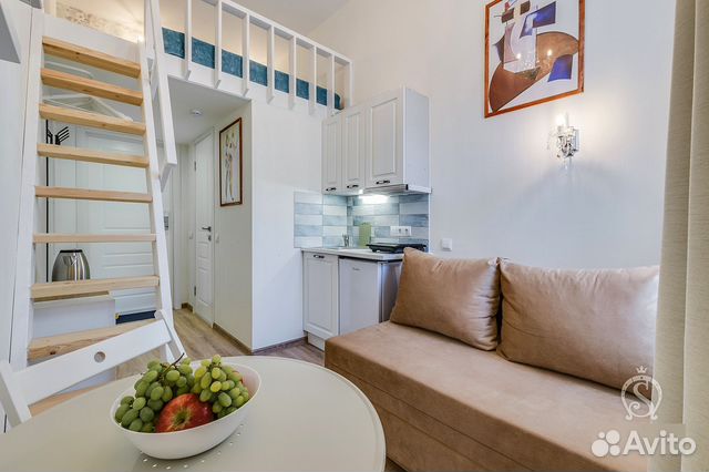 

Квартира-студия в апарт-отеле, 14 м², 2 кровати