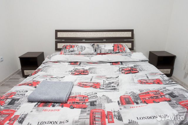 

1-к. квартира, 45 м², 2 кровати
