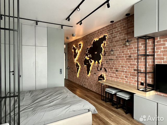 

Квартира-студия, 33 м², 2 кровати