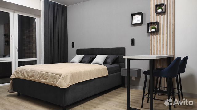 

Квартира-студия, 33 м², 1 кровать