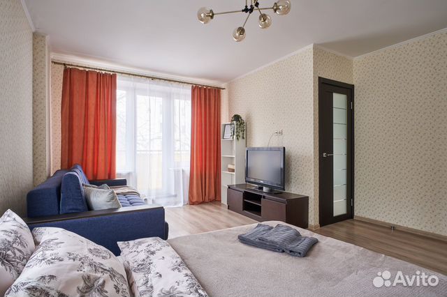 

1-к. квартира, 33 м², 2 кровати