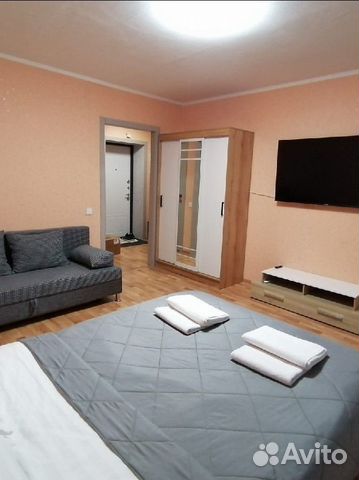 

1-к. квартира, 45 м², 2 кровати