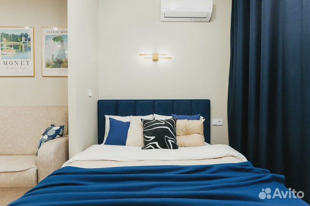 

Квартира-студия, 35 м², 2 кровати