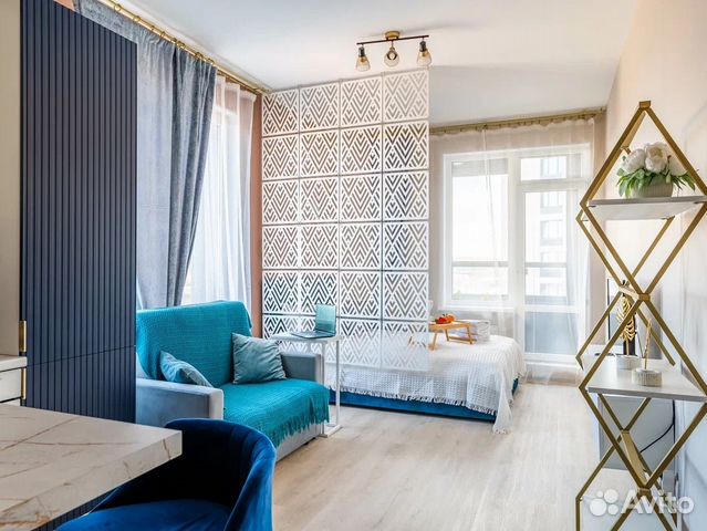 

Квартира-студия, 28 м², 2 кровати