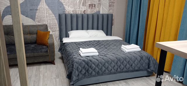 

Квартира-студия, 40 м², 2 кровати