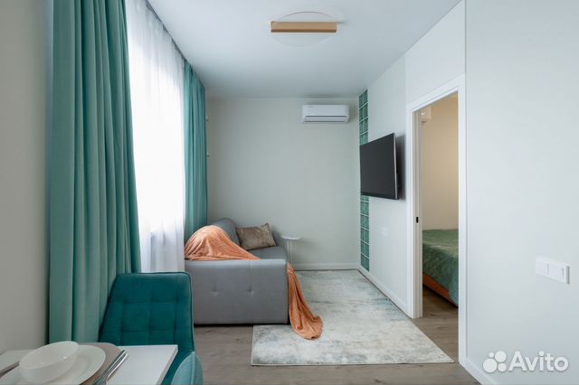 

1-к. квартира, 35 м², 2 кровати
