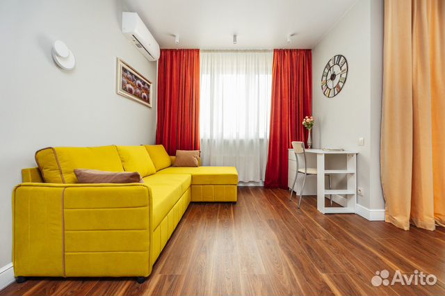

Квартира-студия, 35 м², 2 кровати