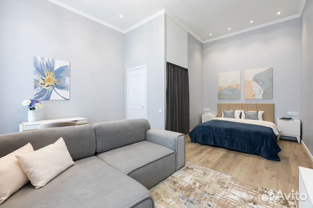 

1-к. квартира, 45 м², 2 кровати