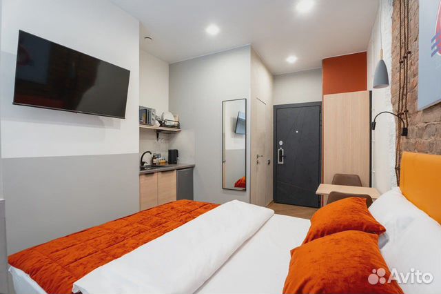 

Квартира-студия, 12,5 м², 1 кровать