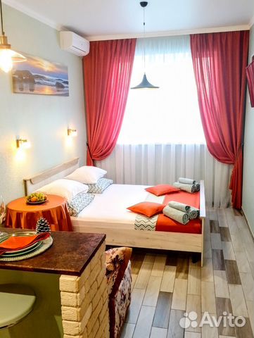 

Квартира-студия, 25 м², 2 кровати