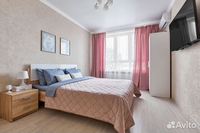 

1-к. квартира, 39 м², 2 кровати