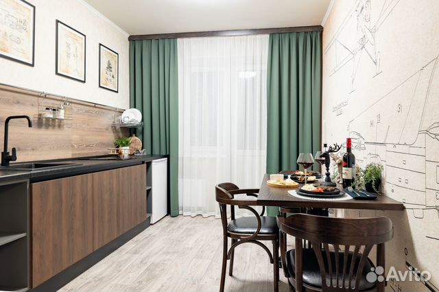 

1-к. квартира, 40 м², 1 кровать