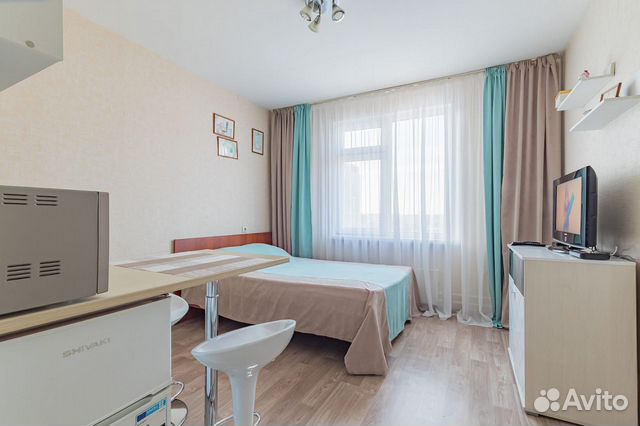 

Квартира-студия, 23 м², 2 кровати