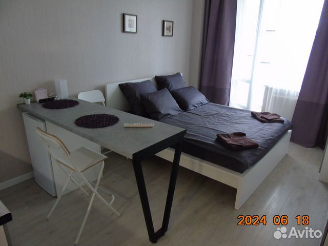 

Квартира-студия, 27 м², 1 кровать