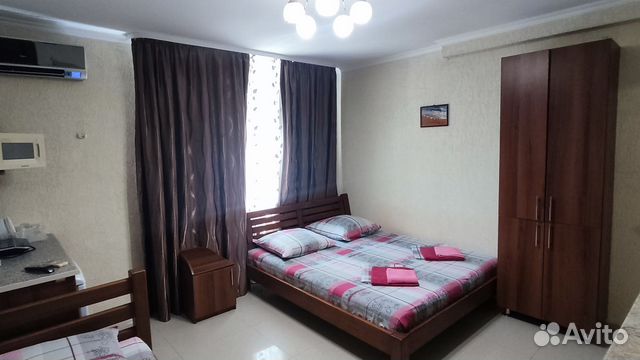 

Квартира-студия, 16 м², 2 кровати
