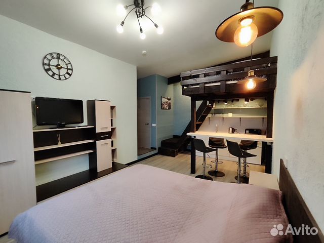 

Квартира-студия, 25 м², 2 кровати
