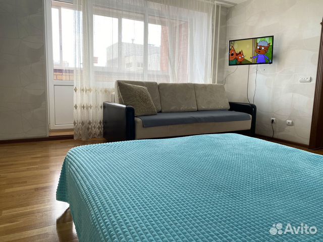 

1-к. квартира, 40 м², 2 кровати