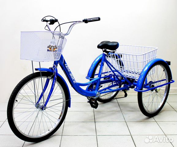 Велосипед Иж-Байк Фермер 24 синий, новинка