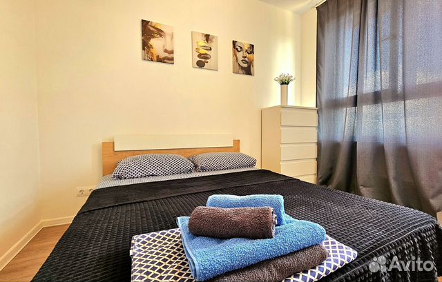 

1-к. квартира, 41 м², 2 кровати