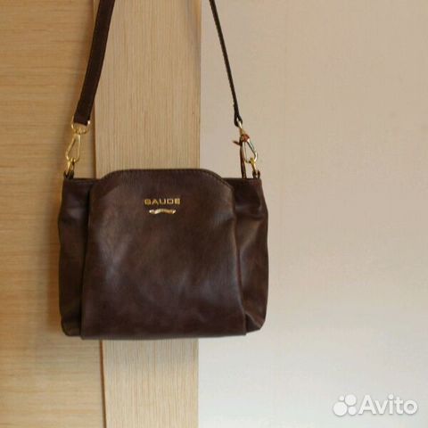 Новая сумочка Gaude milano cross body натуральная