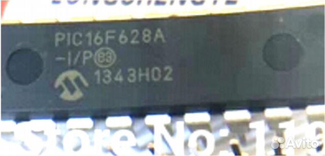 Микроконтроллер PIC16F628 I/P DIP18