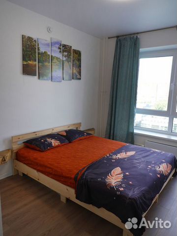 

1-к. квартира, 41 м², 2 кровати