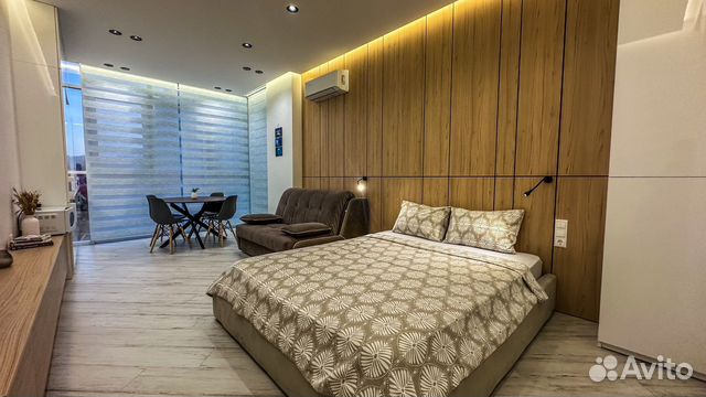 

Квартира-студия, 30 м², 2 кровати