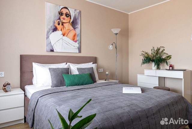

2-к. квартира в апарт-отеле, 47 м², 2 кровати
