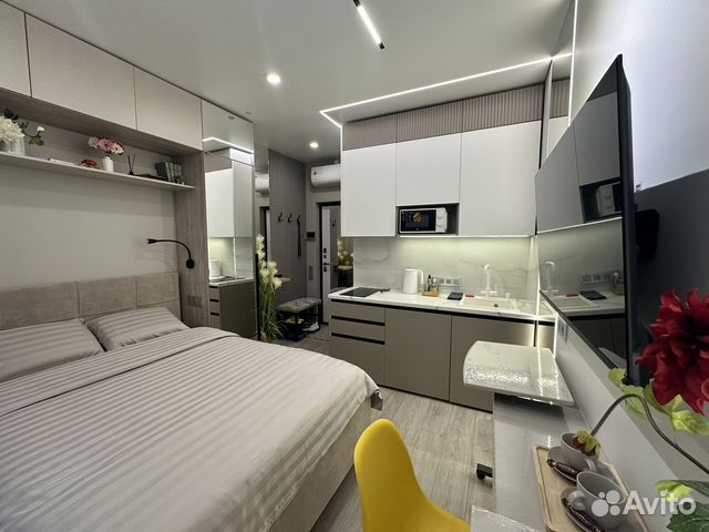 

Квартира-студия, 17 м², 1 кровать