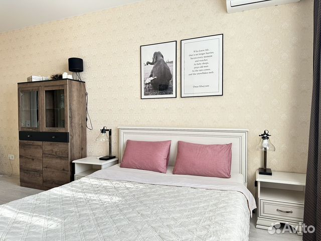 

1-к. квартира, 42 м², 2 кровати