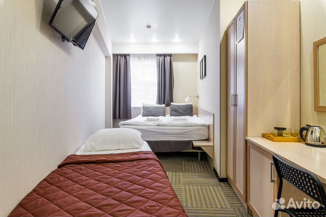 

Квартира-студия, 17 м², 2 кровати