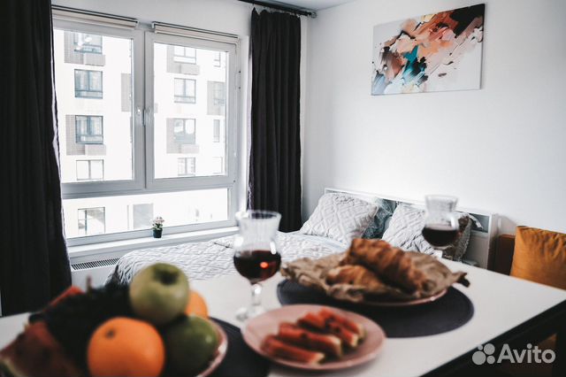 

Квартира-студия, 23 м², 2 кровати