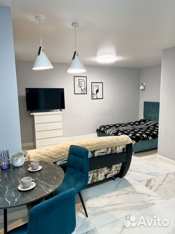 

Квартира-студия, 36 м², 2 кровати