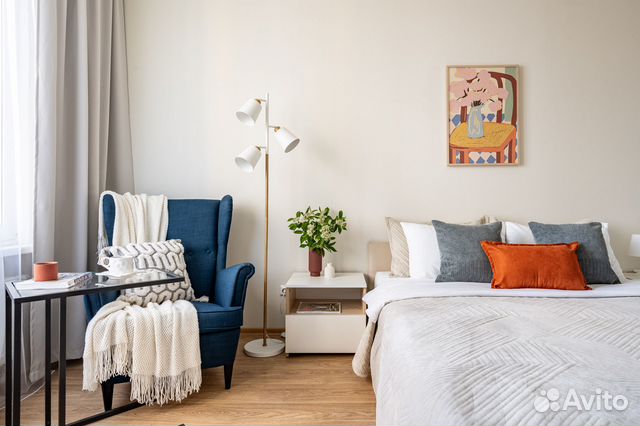 

1-к. квартира, 35 м², 2 кровати