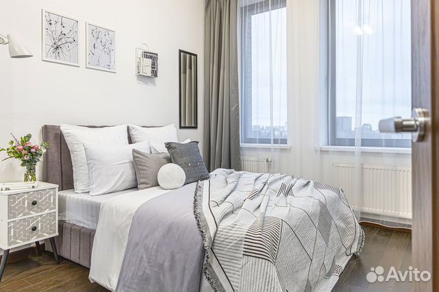 

1-к. квартира, 38 м², 2 кровати