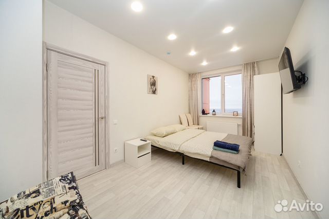 

1-к. квартира, 40 м², 2 кровати