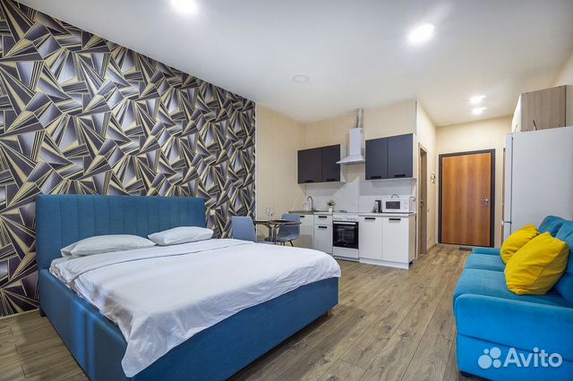 

Квартира-студия, 35 м², 2 кровати
