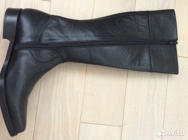 Женские Сапоги Yohji Yamamoto Япония кожа Казаки Женские Сапоги Yohji Yamamoto Япония кожа Казаки