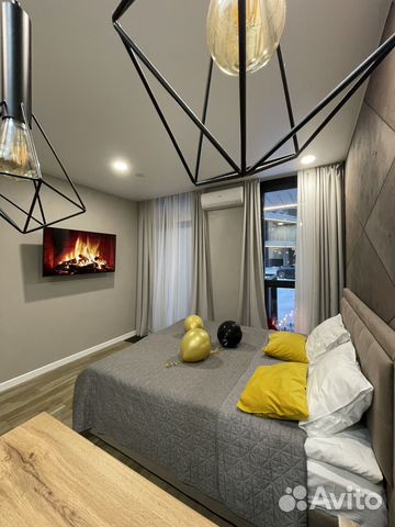 

Квартира-студия, 27 м², 2 кровати