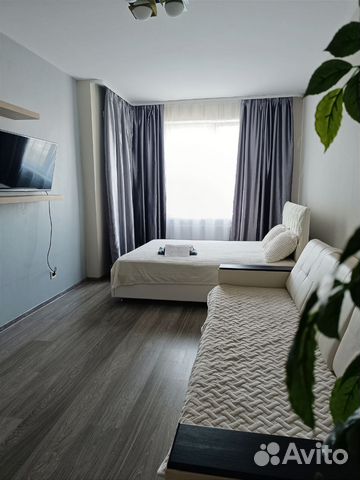 

1-к. квартира, 41,2 м², 2 кровати