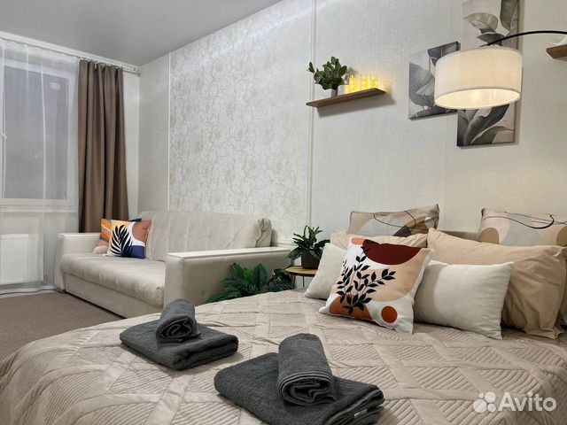 

1-к. квартира, 35 м², 2 кровати