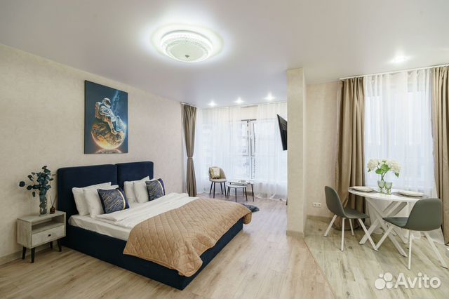 

Квартира-студия, 40 м², 1 кровать