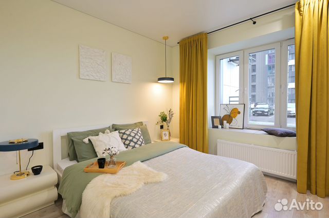 

1-к. квартира, 40 м², 2 кровати