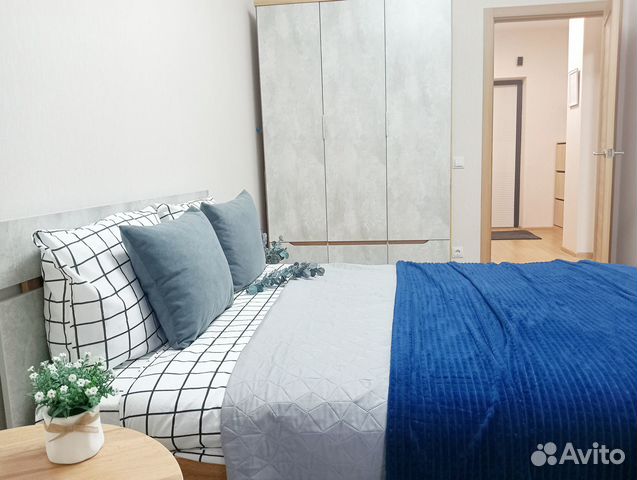 

1-к. квартира, 52 м², 3 кровати