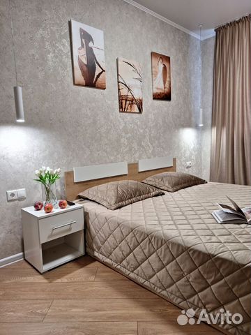 

1-к. квартира, 46 м², 3 кровати